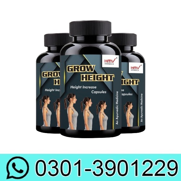 Hmv Herbals Grow Height- Height Growth  (2 X 30 No) 03013901229 - Online Shopping in Pakistan,Lahore,Karachi,Islamabad,Bahawalpur,Peshawar,Multan,Rawalpindi - medicose.Pk